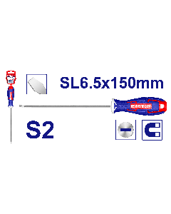 Tournevis francais s2 sl6,5x150 emtop  ESDRSL6602