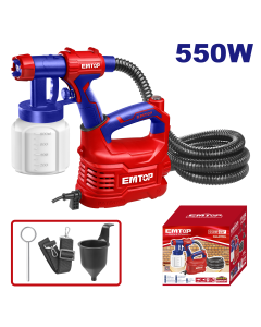 Compresseur de peinture 550w 800ml emtop  ESGN50001