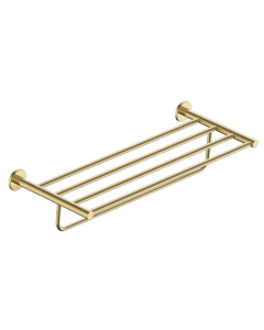 Porte Serviette Double Essential Or Brossé