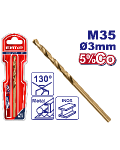 Jeu 2 meches acie m35 hss ø 3 mm emtop  ETDB130301