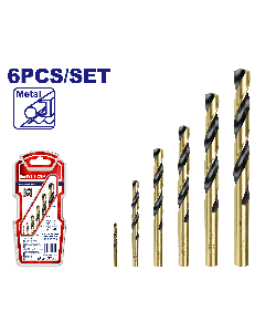 Jeu de 6 forets métal hss 2-8mm emtop  ETDBB11065
