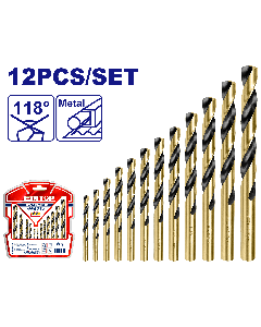 Jeu de 12 forets métal hss 2-8mm emtop  ETDBB11125