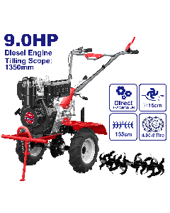 Motobineuse diesel 9cv emtop  ETLR1002