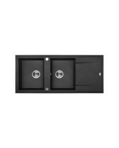 Evier 116x50 Megalo Noir Kuchinox - Prix Tunisie | Arkan.tn