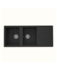 Evier Granmaster 116x50x21 Noir Métallique -... | Arkan.tn