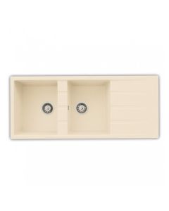Évier 116x50x21 Dello Beige Moucheté - Prix... | Arkan.tn