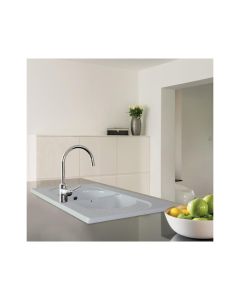 Evier Encastré 116x50 Blanc Sanimed - Prix... | Arkan.tn