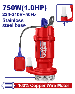 Pompe submer 1"1cv h32m 120l/min emtop   EWPPS07501