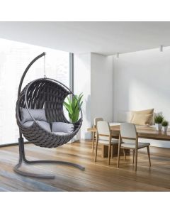 ESPACE HOME - fauteuil suspendu gris