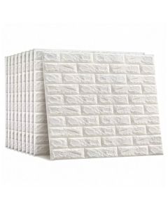 Faux pierre - 5 mm - 10 pièces - blanc 