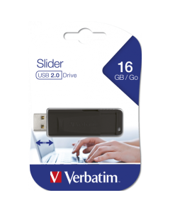 Clé USB Verbatim Slider 16 Go - Prix Tunisie | Arkan.tn