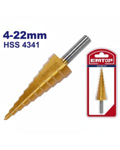 Foret étagé HSS EMTOP ESDL42203 - 4-22 mm