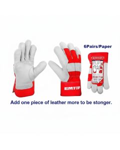 Gants cuir EMTOP ELGV0101