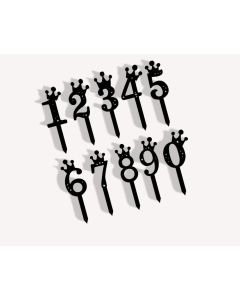 Décoration de gâteau avec chiffres