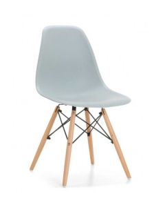 ESPACE HOME - chaise scandinave nordic dsw - dim 46 x 80 x 42 cm-gris