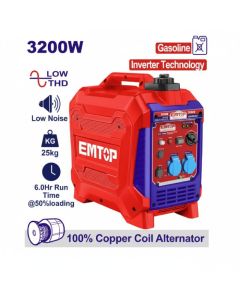 Groupe Électrogène Inverter Emtop 3.2kW -... | Arkan.tn