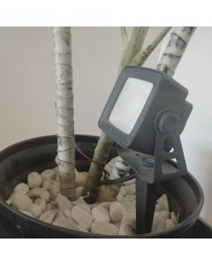 SPOT A PIQUET GRIS COB 6W 6500K 220V IP65