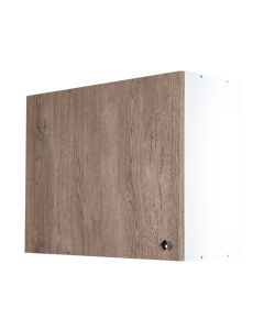 Elément haut coin de cuisine 1 porte avec étagère 78 H60 avec FACADE 1839 - MY KIT