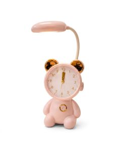 Lampe Bureau LED Ourson Rose - Prix Tunisie | Arkan.tn