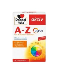 Aktiv A-Z Action Durable - 30 Comprimés | Vitalité & Énergie