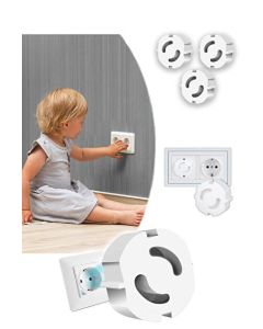 Lot de 8 caches prises , sécurité bébé et enfant.