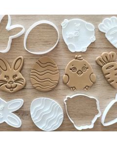 Emporte-pièce de Pâques (8 pièces)