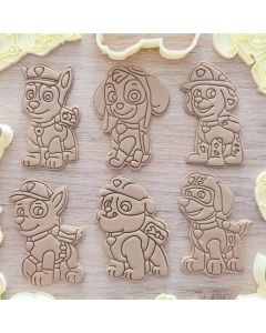 Coupe-biscuits Paw Patrol (6 pièces)
