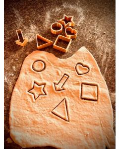 Emporte-pièce en formes géométriques (6 pièces)