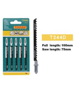 Lot de 5 Lames Scie Sauteuse de Bois - T244D