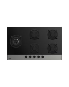 Plaque gaz Joker SANTA 90 cm – 5 feux inox/noir SABAF FFD