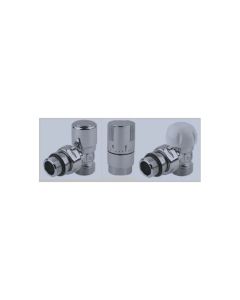 Kit Robinet Radiateur Thermostatique Satiné... | Arkan.tn
