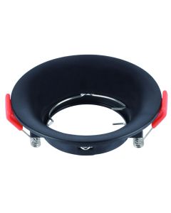 Spot plastique circlip LIGHTONE rond noir - IN40120L06 - Brillant