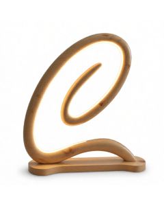 Lampadaire Tourbillon – 12V – Bois Noble