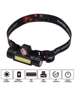 Lampe frontale rechargeable HARDEN