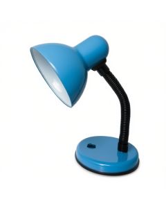 Lampe de Bureau - Flexible - Métal - Bleu