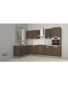 Cuisine d’angle 185-305CM - BRICO KITCHEN-Langley