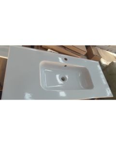 Lavabo Simple Enzo - TN1021109 - 100x46 - Blanc