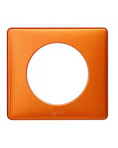 Plaque céliane métal orange snake - 1 poste - LEGRAND