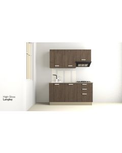 Cuisine linéaire 165CM -BRICO KITCHEN-Langley