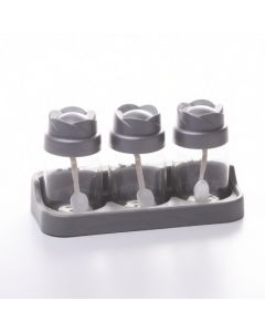 Lot à épices avec support – 3 boîtes de 0,25 L, pratique et élégant pour conserver vos épices. Meilleur prix Tunisie !