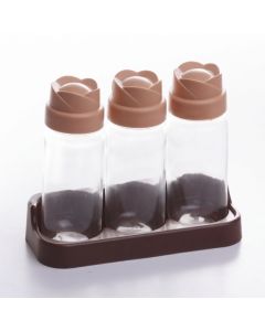 Lot à Épices avec Support Tulip - 3 Boîtes - 0,5 L  