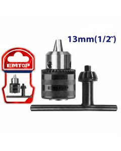 Mandrin à clé EMTOP EKCK1301 - 13 mm