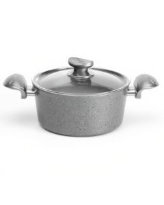 Marmite OMS TITOU - 3111-22 - Ø22 cm – Gris