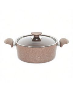 Marmite OMS TITOU - 3111-22 - Ø22 cm – Marron