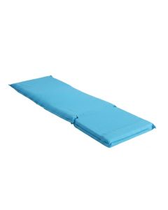 Matelas pliable portatif - 180x52x5 cm  - Bleu ciel