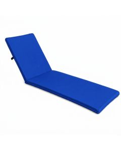 Matelas transat - 180x52x5 cm - Bleu