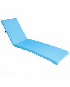 Matelas transat - 180x52x5 cm - Bleu ciel