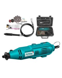 Meuleuse électrique TOTAL TG501032 - avec flexible 130 W 100 accessoires garantie 1 an
