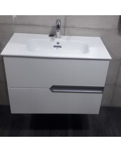 MEUBLE LOKE MARIETTA BLANC+LAVABO ROCA-100BL- MIBILBANHO+ROCA