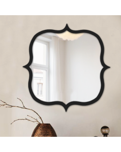 Miroir Kasabah Noir 50/50 cm - ARmin Home